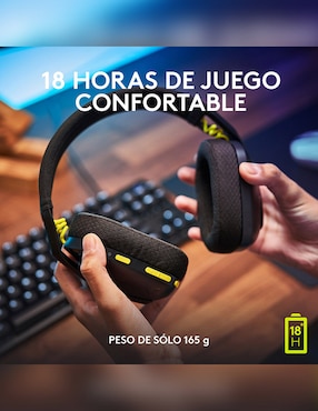 Audífonos Gamer Logitech G Headset G435 inalámbricos con cancelación de ruido