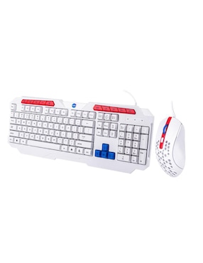 Mouse y Teclado Techzone Gamer RGB NASA
