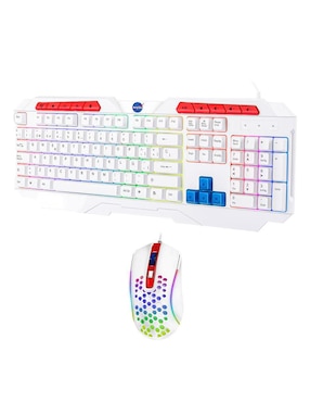 Mouse y Teclado Techzone Gamer RGB NASA