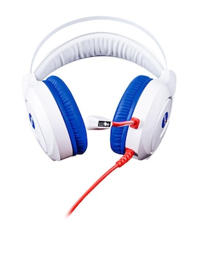 Audífonos gamer Over-Ear Techzone Gamer Rgb alámbricos con cancelación de ruido