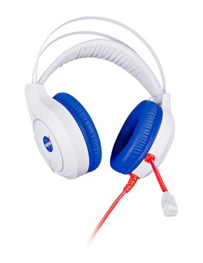 Audífonos gamer Over-Ear Techzone Gamer Rgb alámbricos con cancelación de ruido