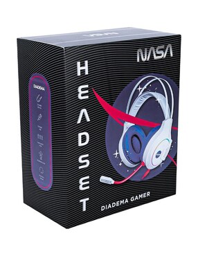 Audífonos gamer Over-Ear Techzone Gamer Rgb alámbricos con cancelación de ruido