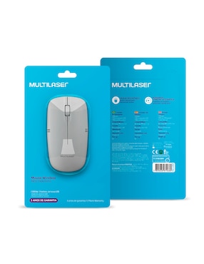 Mouse Inalámbrico Multilaser slim