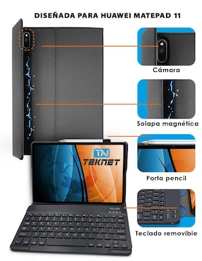 Funda con teclado para tablet Teknet huawei matepad 11