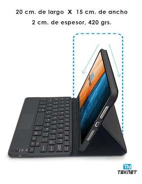 Funda con teclado para tablet Teknet iPad mini 6