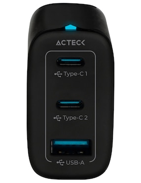 Cargador Pared Acteck De 40 W USB Tipo A + USB Tipo C