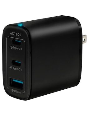 Cargador pared Acteck USB tipo A + USB tipo C