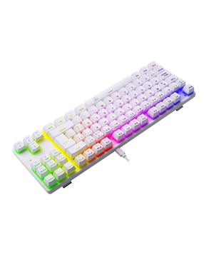 Teclado gamer conexión inalámbrica T-Dagger Bora T-TGK315W-RD-V2-SP