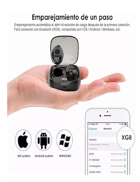 Audífonos True Wireless Genérica inalámbricos con cancelación de ruido