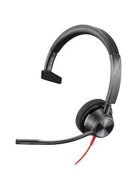 Audífonos de diadema Poly Blackwire 3310, Usb-A alámbricos con cancelación de ruido
