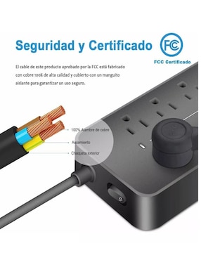 Multicontacto de 8 contactos