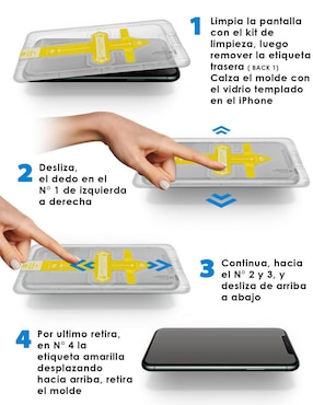 Mica Celular Teknet iPhone 14 Plus y iPhone 13 Pro Max de cristal templado