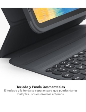 Funda con teclado para tablet Zagg iPad 10.9 10a generación y iPad 11 pulgadas (a16)