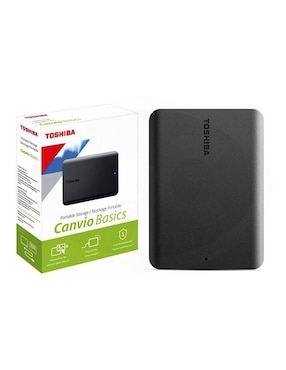 Disco duro externo Toshiba capacidad 1 TB