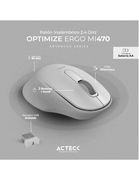 Mouse Gamer Inalámbrico Acteck ac-934152