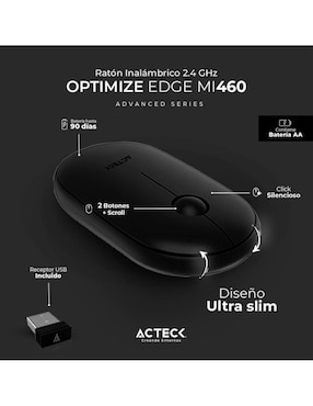 Mouse Gamer Inalámbrico Acteck ac-934091