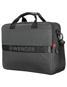 Maletín Wenger Mx Eco Brief Extension de nylon con compartimiento para laptop 16 pulgadas y celular
