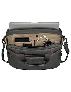 Maletín Wenger Mx Eco Brief Extension de nylon con compartimiento para laptop 16 pulgadas y celular