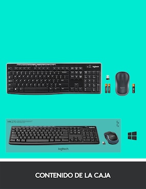 Mouse y teclado Logitech MK270