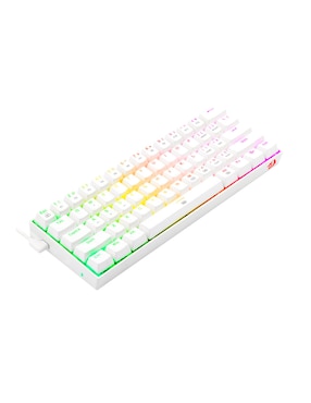 Teclado gamer conexión inalámbrica Redragon K630W-RGB-BLUE