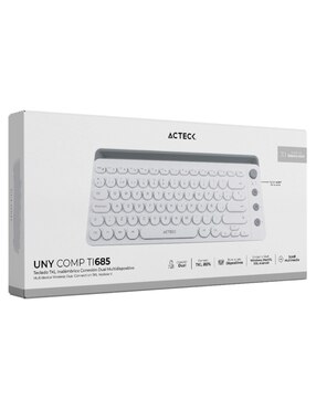 Teclado conexión inalámbrica Acteck AC-934190