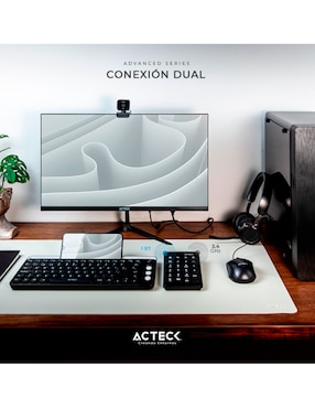 Teclado conexión inalámbrica Acteck AC-934176
