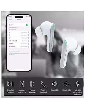 Audífonos In-Ear Genérica Audífono Gamer inalámbricos con cancelación de ruido