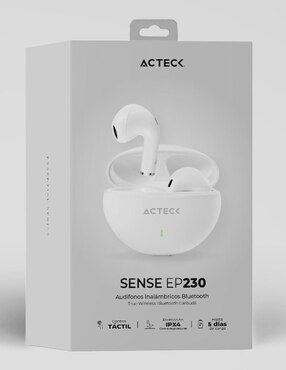 Audífonos True Wireless Acteck Sense Ep230 inalámbricos con cancelación de ruido