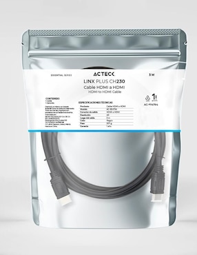 Cable HDMI Acteck de 3 m