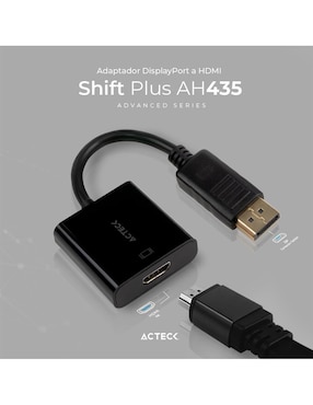 Adaptador de display port a HDMI Acteck