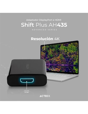 Adaptador de display port a HDMI Acteck
