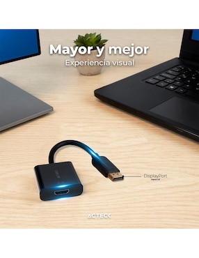 Adaptador de display port a HDMI Acteck