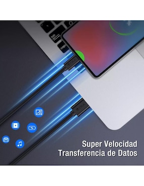 Cable USB C 1Hora a tipo USB A de 2 m