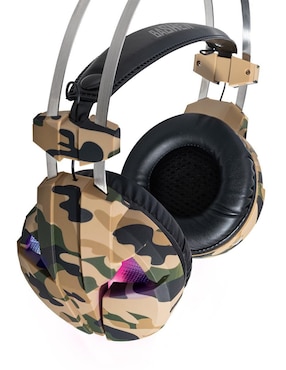 Audífonos gamer Over-Ear Basher Bash-4201 alámbricos
