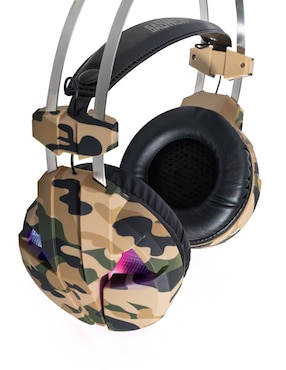 Audífonos gamer Over-Ear Basher Bash-4201 alámbricos