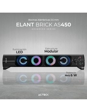 Bocina Acteck Elant Brick AS450 alámbrica