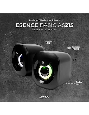 Bocina Acteck Esence Basic AS215 alámbrica
