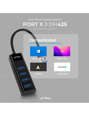 Adaptador USB Acteck