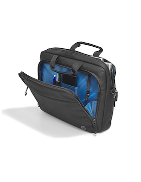 Maletín Hp de poliéster con compartimiento para laptop 15.6 pulgadas