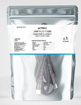 Cable USB C Acteck de 1.8 m