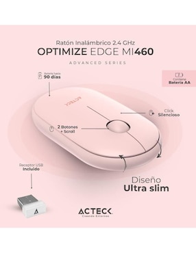 Mouse Gamer Inalámbrico Acteck ac-934107