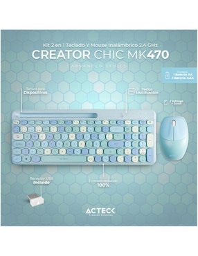 Mouse y Teclado Acteck AC-935197