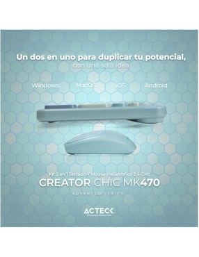 Mouse y Teclado Acteck AC-935197