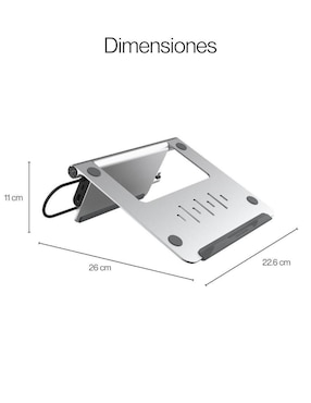 Base laptop movible Adam Elements