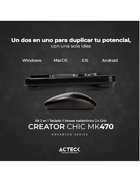 Mouse y Teclado Acteck AC-935180