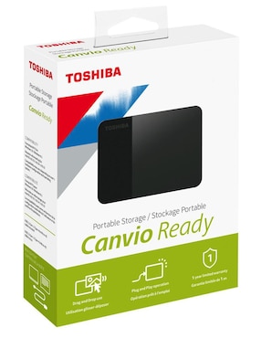 Disco duro externo Toshiba capacidad 2 TB