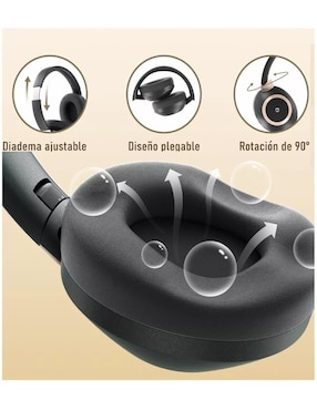 Audífonos Over-Ear inalámbricos con cancelación de ruido