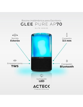 Bocina portátil Acteck AC-936385 bluetooth