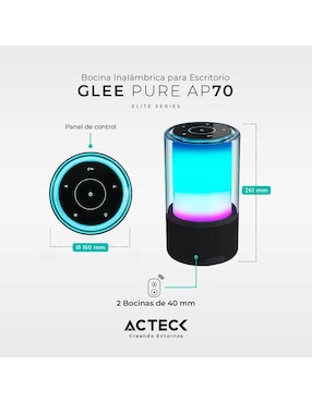 Bocina portátil Acteck AC-936385 bluetooth