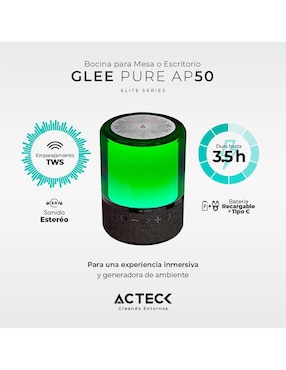 Bocina portátil Acteck AC-936408 bluetooth